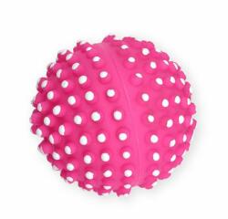 PET NOVA Jucărie pentru câini - minge din vinil cu țepișori, roz 6, 5cm