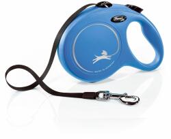 flexi Lesă Flexi NEW CLASSIC lesă L pentru până la 50kg, bandă de 8m- albastru