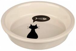 TRIXIE Bol ceramic cu motiv de pisică - 200 ml