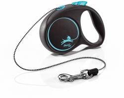 flexi Lesă Flexi Black Design XS până la o greutate corporală de până la 8kg și cu sfoară de o lungime de 3m - albastru