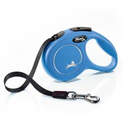 flexi Lesă Flexi New Classic XS până la 12kg, bandă de 3m- albastru