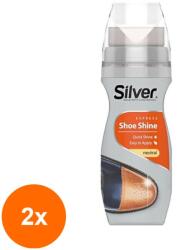Silver Set 2 x 6 Crema Lichida pentru Pantofi, Silver, Neutru (ROC-2xMAG1016285TS)