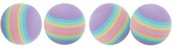 TRIXIE Trixie Rainbow - Bile de spumă curcubeu pentru pisici 4 cm / 4 buc