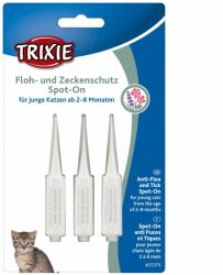TRIXIE Trixie Spot-On Flea & Tick Kitten Pipetă pentru pisoi 3 x 0, 6 ml