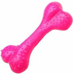 AQUAEL Jucărie pentru câini tip Os dentar roz 16, 5 cm mentol