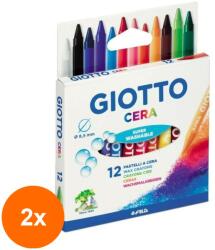 GIOTTO Set 2 x 12 Creioane Cerate Giotto (CUL-2xFL0281200)
