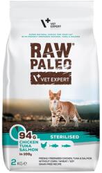 VetExpert Raw Paleo Sterilised Chicken&Tuna&Salmon ivartalanított macskáknak 2 kg