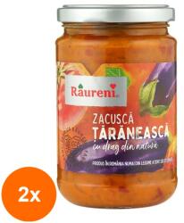 Raureni Set 2 x Zacusca Taraneasca, Raureni, 300 g (FXE-2xEXF-TD-EXF1437)