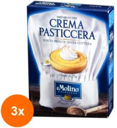 Chiavazza Set 3 x Mix pentru Desert Instant Crema de Patiserie Crema Pasticcera, 150 g (NAR-3xRDL-6557)