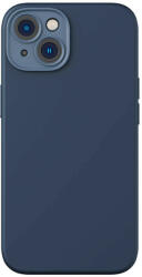 Baseus Liquid Silica iPhone 14 Plus Átlatszó mágneses tok + üvegfólia (kék) - mobilehome