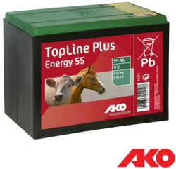 AKO TopLine Plus Energy 44212 szén-cink szárazelem, 9 V / 55 Ah (villanypásztor) (44212)