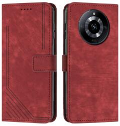 STRIPE Husă portofel cu curea Realme 11 Pro 5G / Pro + 5G roșu