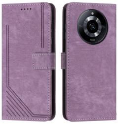 STRIPE Husă portofel cu curea Realme 11 Pro 5G / Pro + 5G violet