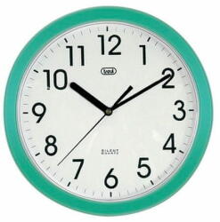  Trevi A óra, OM 3301/Zöld, falra szerelhető, átmérő 25 cm, néma kvarc, 1xAA elem