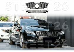 Tuning - Specials Grila Centrala compatibil cu Mercedes CLS C218 W218 (2010-2014) X218 Shooting Brake (2012-2014) GT-R Panamericana Design Crom Sport Line (6760)