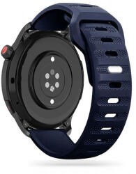 Tech-Protect Samsung Galaxy Watch 4 / 5 / 5 Pro / 6 szilikon 20 mm-es sport szíj - Tech-Protect IconBand Line Watch Band - 40/42/43/44/45/46/47 mm - sötétkék - bluedigital