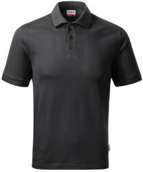 Rimeck Tricou polo barbati, bumbac 100%, Rimeck Resist Heavy, ebony gray (R2094)