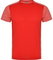 Roly Tricou barbati, poliester 100%, Roly Zolder, Red/Heather Red (CA665360245)