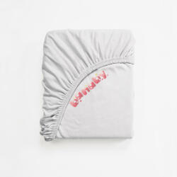 Ourbaby® Cearceaf de bumbac 160x70 cm - alb