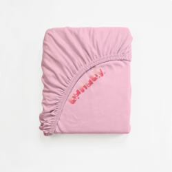 Ourbaby® Cearceaf de pat bumbac 160x70 cm - roz