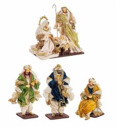 Bizzotto Set 4 figurine Nasterea Domnului 18x18x28 cm, 18x15x38 cm, 18x15x38 cm, 28x18x41 cm (0937229)
