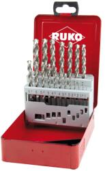 RUKO Set 19 burghie spiralate DIN 338 TIP FO, HSSE-CO 5 (RK.280214E)