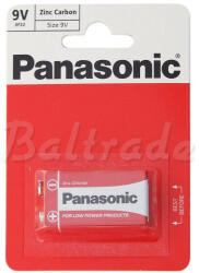 Panasonic 9V - 6F22 cink-szén elem