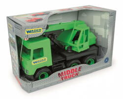 Wader Masinuta Wader Middle Truck Crane in cardboard box 38 cm (32102)