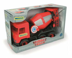 Wader Masinuta Wader Middle Truc Concrete mixer red 38 cm in box (32114)