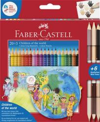 Faber-Castell Children of the world színes ceruza 20+3 db (TFC201747)