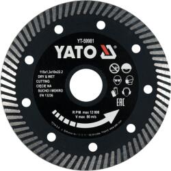 TOYA YATO 115 mm YT-59981 Disc de taiere