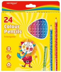 Keyroad Háromszögletű színes ceruza 24 db (KR971277)