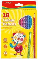 Keyroad Háromszögletű színes ceruza 18 db (KR971275)