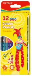 Keyroad Duo kétvégű színes ceruza 6 db (KR971281)