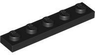 LEGO® 78329c11 - LEGO fekete lap 1 x 5 méretű (78329c11)