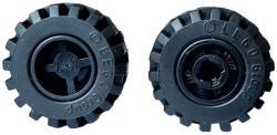 LEGO® 6014bc05c11 - LEGO fekete kerék 11mm átm. x 12mm méretű (6014bc05c11)