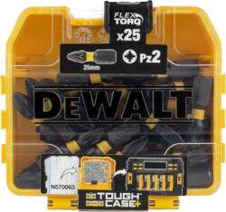 DEWALT Set 25 biti insurubare cu impact PZ2x25mm Flextorq DeWalt DT70556T (DT70556T)