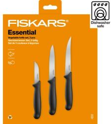 Fiskars Késkészlet, hámozókés, szeletelő kés, 3 db, ESSENTIAL, 1065584 (1065584)