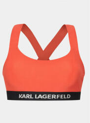 KARL LAGERFELD Bikini partea de sus Logo 230W2213 Portocaliu Costum de baie dama