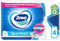 Zewa Wisch & Weg Sparblatt háztartási papírtörlő 2 rétegű (4 tekercs)
