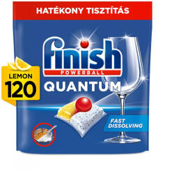 Finish Powerball Quantum All in 1 mosogatógép-kapszula, lemon (120 db) (3282109)