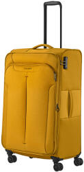 Travelite Croatia okkersárga 4 kerekű bővíthető nagy bőrönd (80349-89)