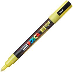 uni Marker UNI PC-3ML Posca 0.9-1.3 mm, cu sclipici, galben (M1272)