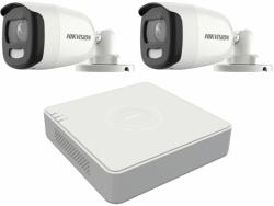 Hikvision Sistem supraveghere Hikvision 2 camere 5MP ColorVU, 2.8mm, lumina alba 20m, DVR 4 canale SafetyGuard Surveillance