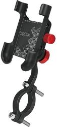 LogiLink Smartphone Bicycle Holder, 360 degree, straight, aluminum, black/red (AA0148)