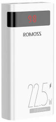 ROMOSS SENSE8PF Powerbank, 30 000 mAh, 22, 5 W, fehér (PHP30-852-1735H)