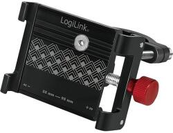 LogiLink Smartphone Bicycle Holder, fix, aluminum, black/red (AA0146)