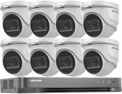 Hikvision Sistem supraveghere Hikvision basic 8 camere 4 in 1, 8MP, IR 30m, DVR 8 canale 4K, 8MP Hikvision SafetyGuard Surveillance
