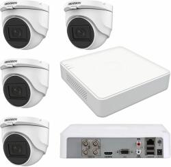 Hikvision Sistem supraveghere Hikvision interior 4 camere 2MP, 2.8mm, IR 30m, 4 in 1, DVR 4 canale TurboHD SafetyGuard Surveillance
