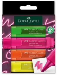 Faber-Castell Textmarker Faber-Castell super-fluorescent set 4 cucati (FC254600)